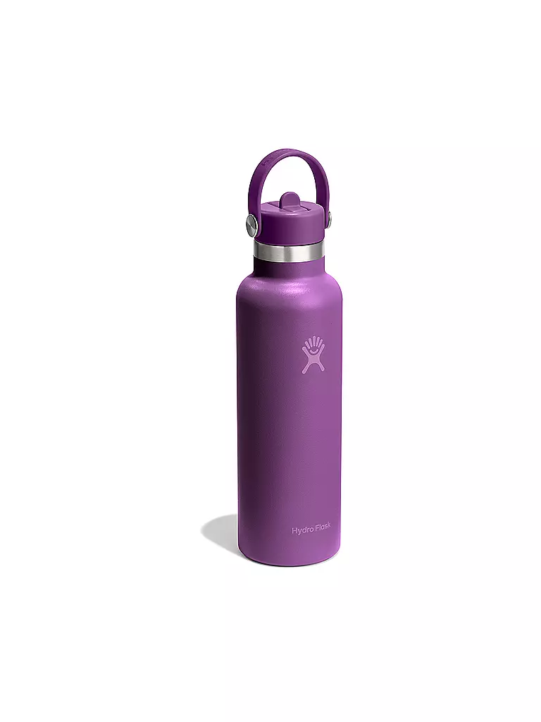 HYDRO FLASK | Bouteille d'eau Standard Flex Straw Cap 621ml | Rouge foncé