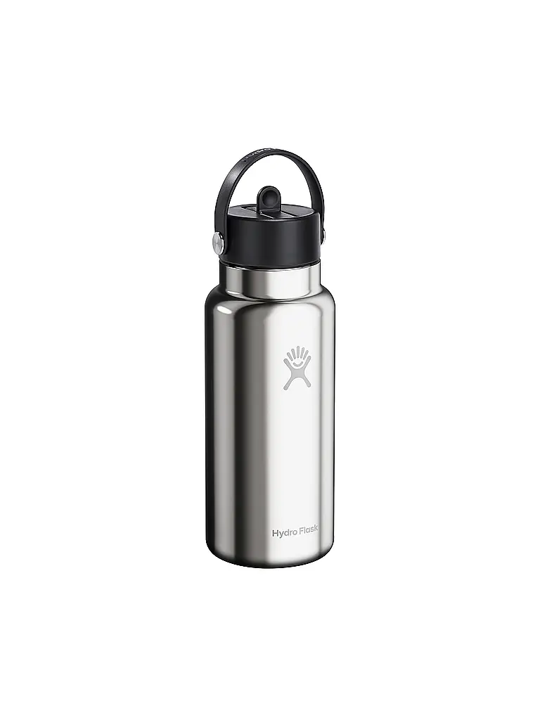 HYDRO FLASK | Gourde Wide Flex Straw Édition Limitée 946ml isolée | Argent