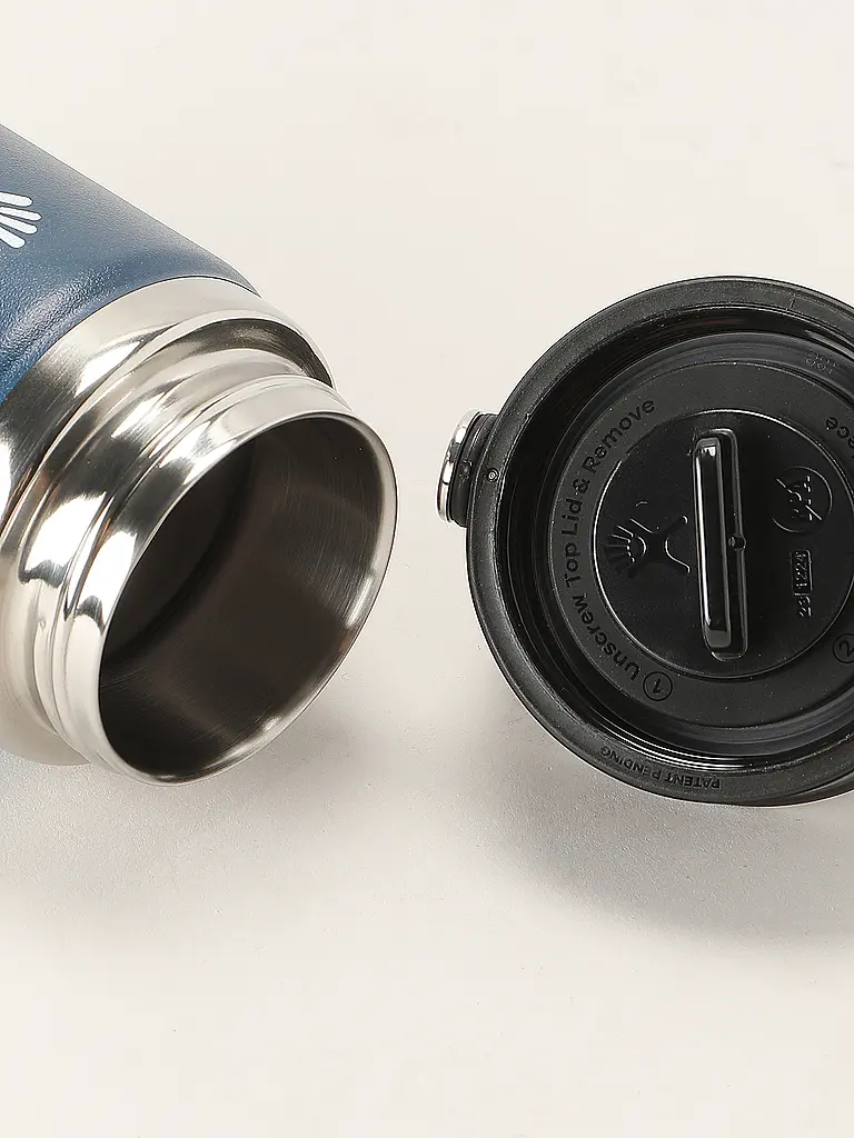 HYDRO FLASK | Gourde Wide Mouth Flex Sim Lid 354ml | Bleu foncé