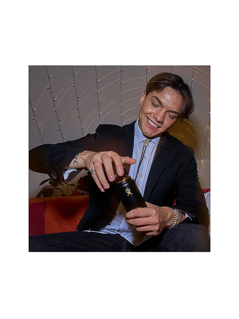 HYDRO FLASK | Trinkflasche Wide Flex Chug Cap Limited Edition 946ml | Noir