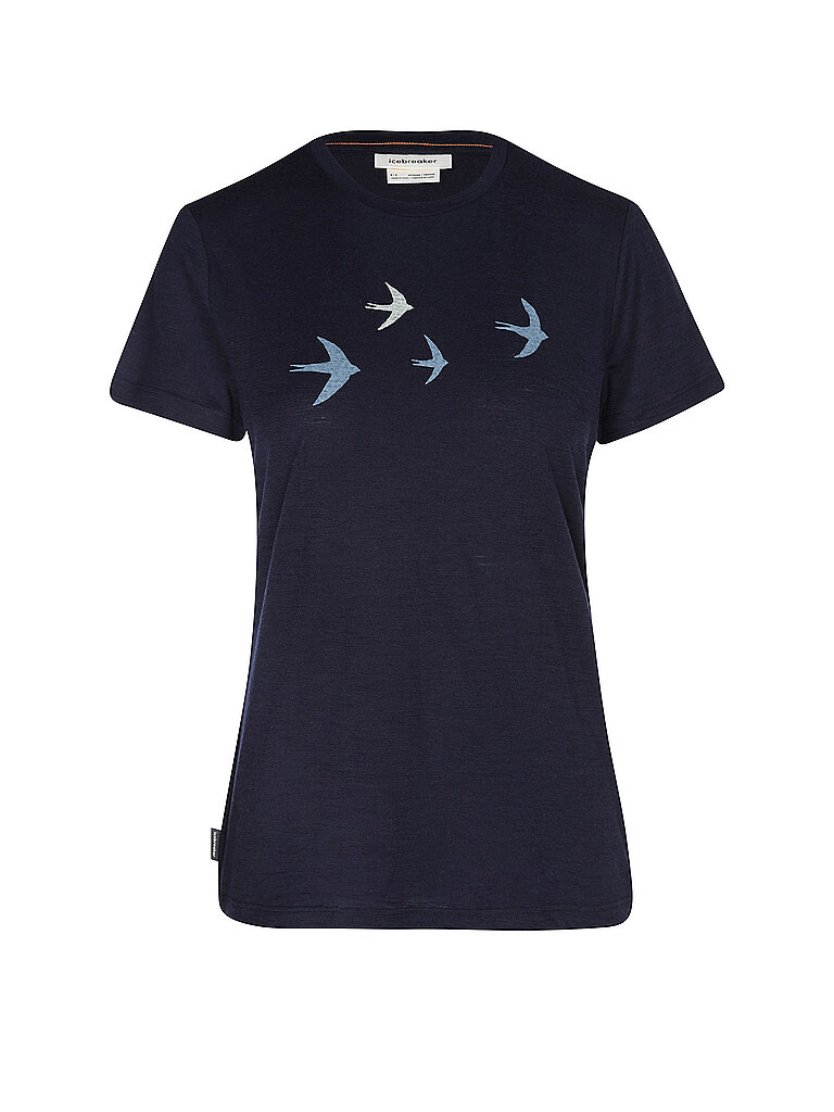 T-shirt de sport 150 Tech Lite Bird bleu marine XL
