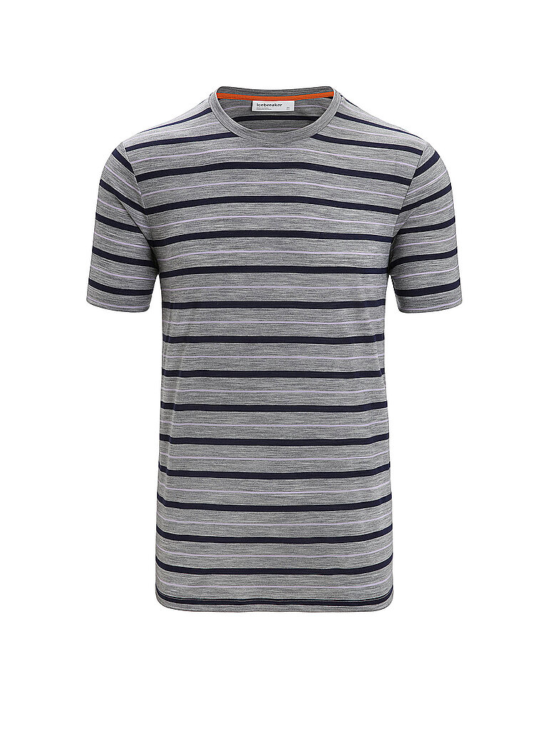 T-shirt de sport Ă rayures Wave bleu marine L