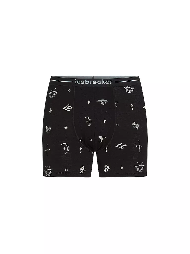 ICEBREAKER | Boxer Anatomica 150 Explore pour homme | Noir