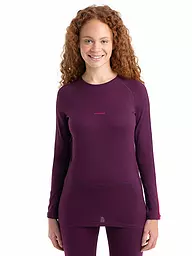 ICEBREAKER | Damen Funktionsshirt 200 ZoneKnit™ Merino  | Rouge foncé