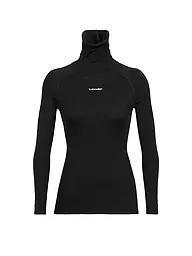 ICEBREAKER | Damen Funktionsshirt 300 MerinoFine™ Rolli | Noir