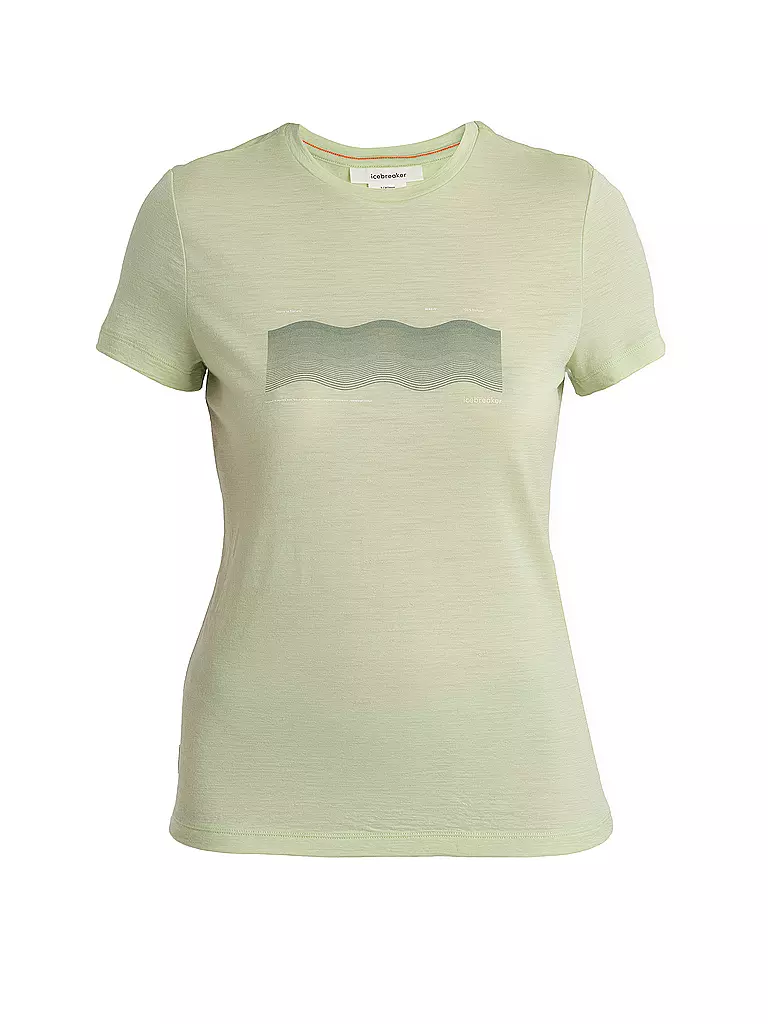ICEBREAKER | Damen Funktionsshirt Merino 150 Tech Lite III Contour | Vert clair
