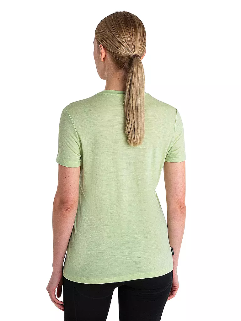 ICEBREAKER | Damen Funktionsshirt Merino 150 Tech Lite III Contour | Vert clair