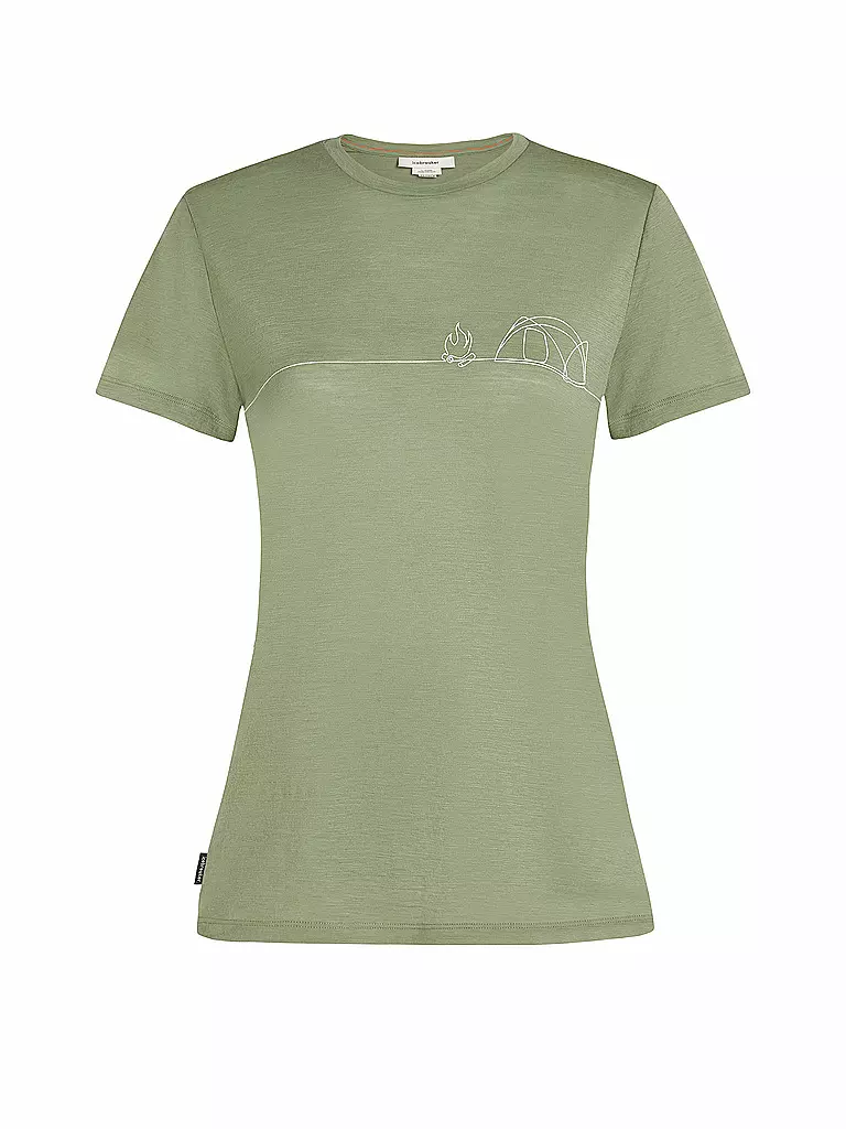 ICEBREAKER | Damen Funktionsshirt Single 150 Tech | Olive