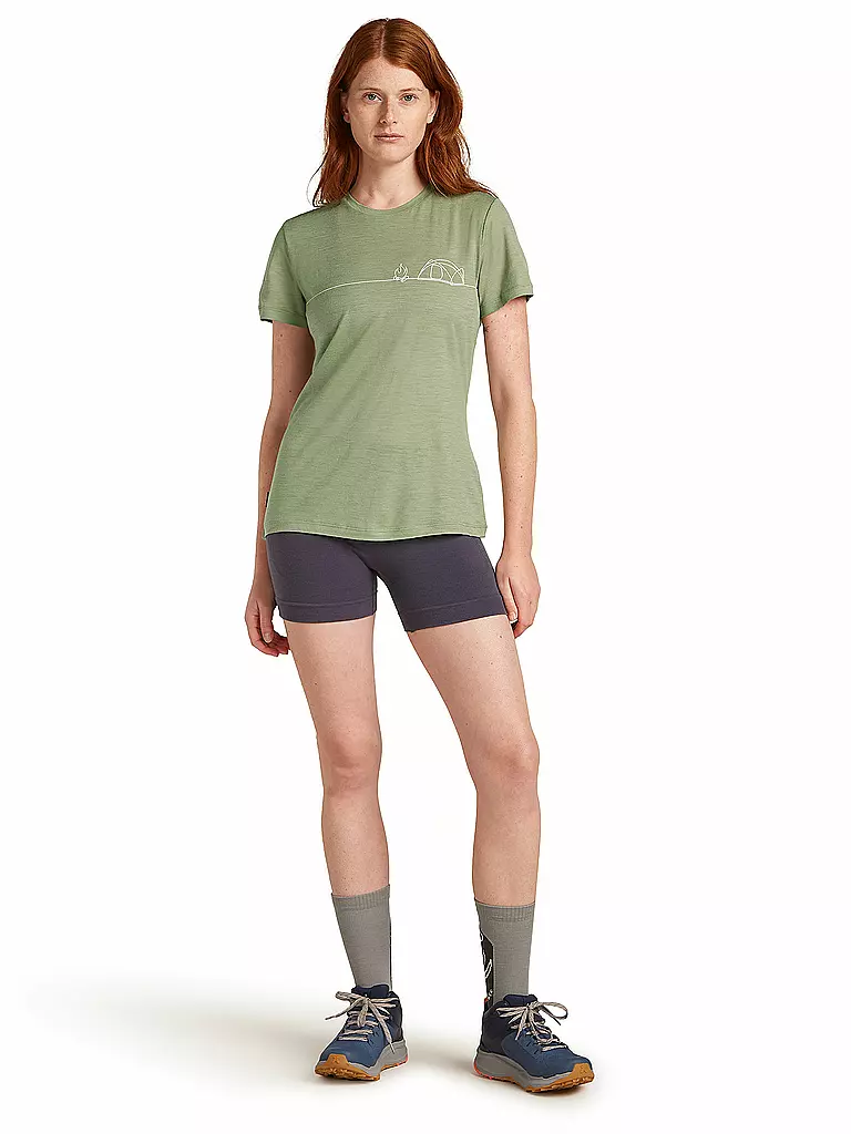 ICEBREAKER | Damen Funktionsshirt Single 150 Tech | Olive