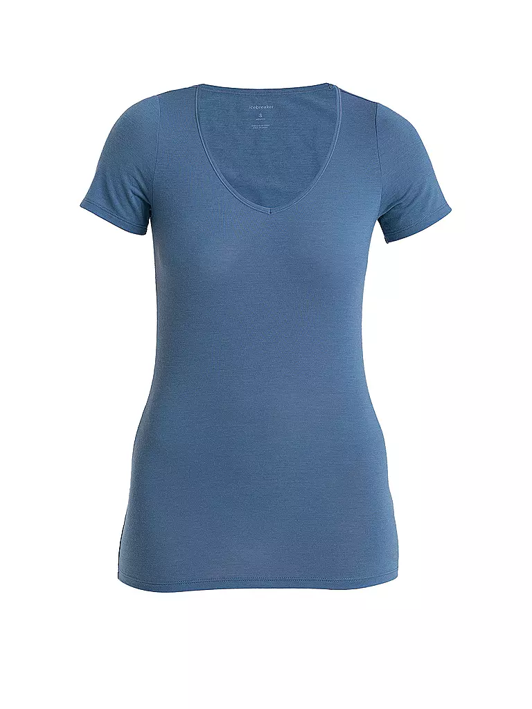 ICEBREAKER | Damen T-Shirt 150 Siren Sweetheart | Bleu