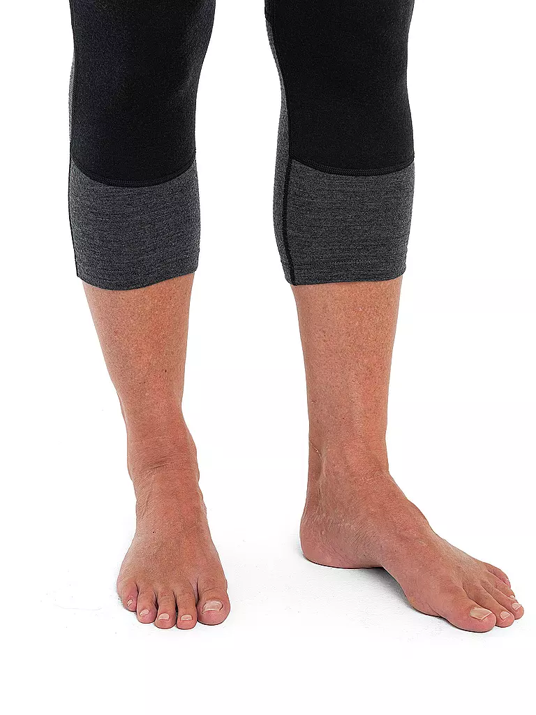 ICEBREAKER | Damen Tight 200 ZoneKnit™ Merino 3/4 | Noir