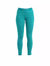 ICEBREAKER | Damen Unterzieh Tight Merino 260 Vertex Long | Menthe