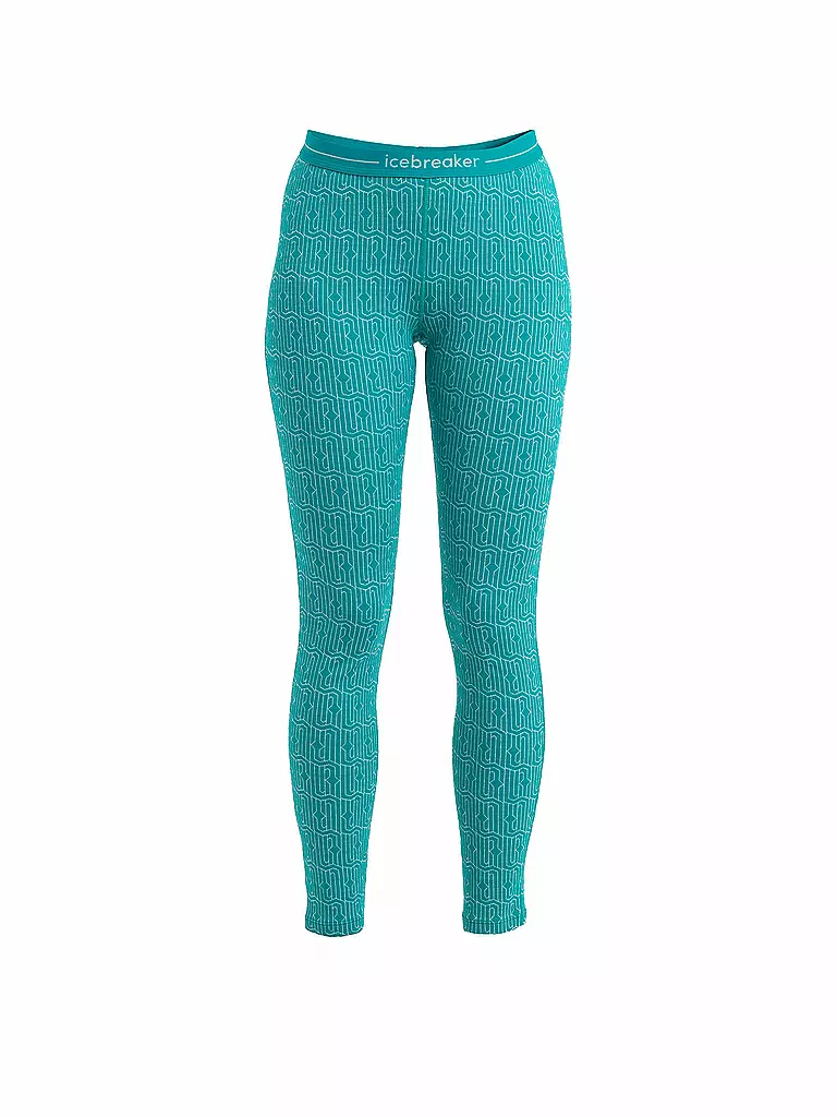 ICEBREAKER | Damen Unterzieh Tight Merino 260 Vertex Long | Menthe