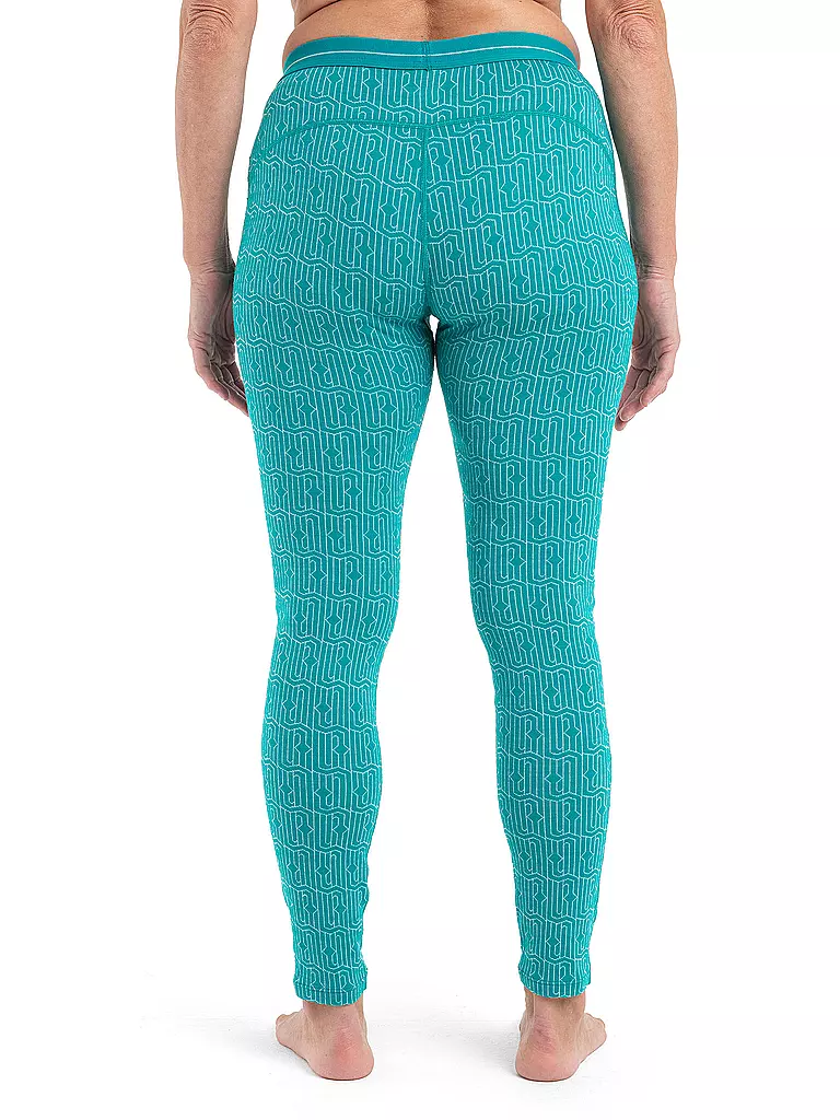 ICEBREAKER | Damen Unterzieh Tight Merino 260 Vertex Long | Menthe