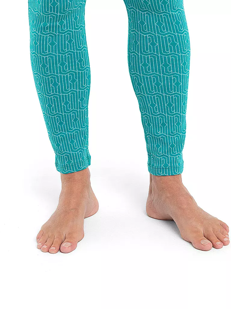 ICEBREAKER | Damen Unterzieh Tight Merino 260 Vertex Long | Menthe