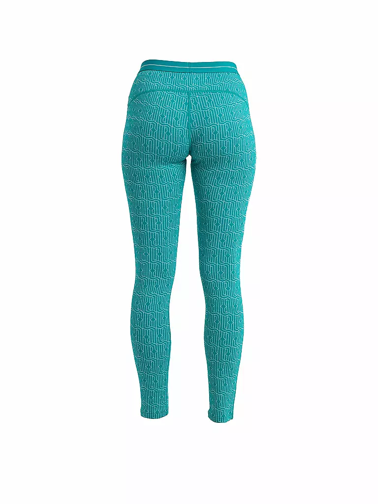ICEBREAKER | Damen Unterzieh Tight Merino 260 Vertex Long | Menthe