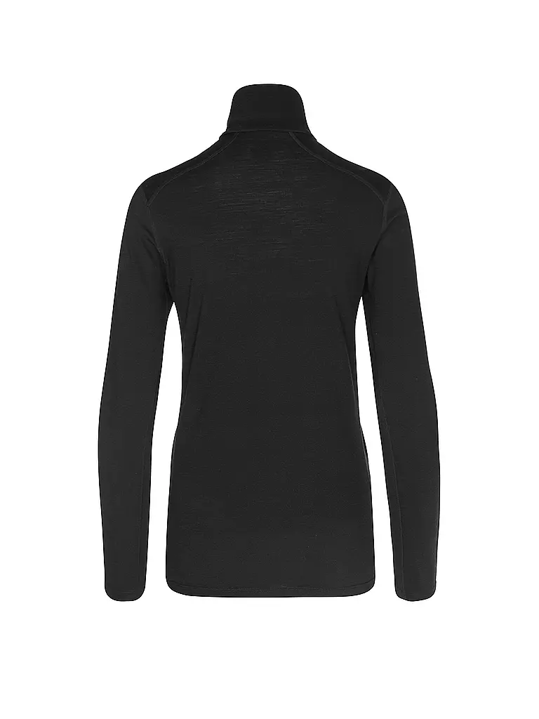 ICEBREAKER | Damen Unterzieh Zipshirt Oasis 200 | Noir