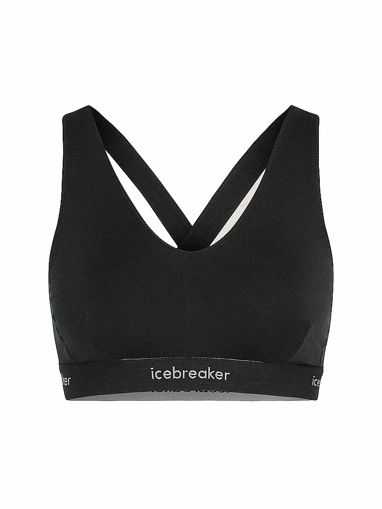 ICEBREAKER | Damen Unterziehshirt Sprite Racerback | Noir