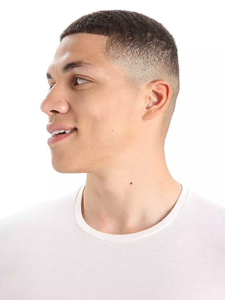 ICEBREAKER | Herren Funktionsshirt Anatomica Crewe BF 150 | Blanc