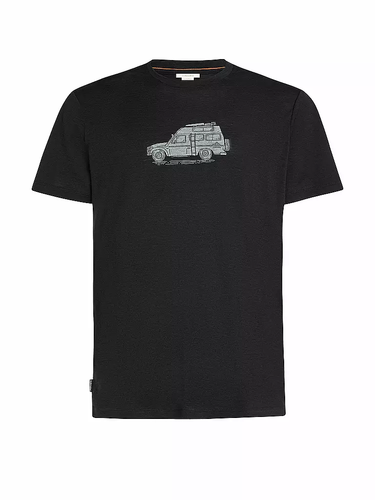ICEBREAKER | Herren Funktionsshirt Camper 150 Tech | Noir