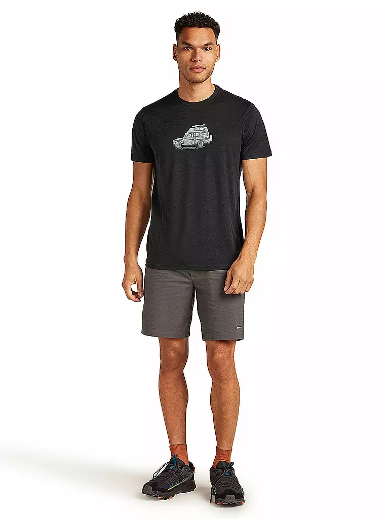 ICEBREAKER | Herren Funktionsshirt Camper 150 Tech | Noir