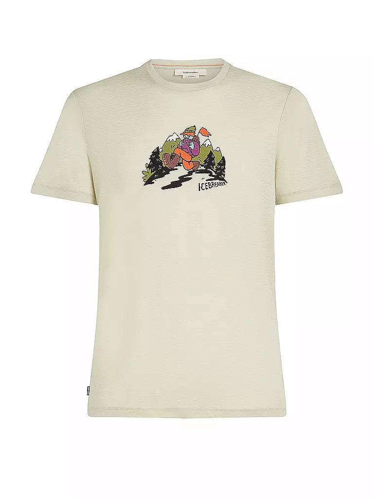 ICEBREAKER | Herren Funktionsshirt Catch Me 150 Tech | Beige
