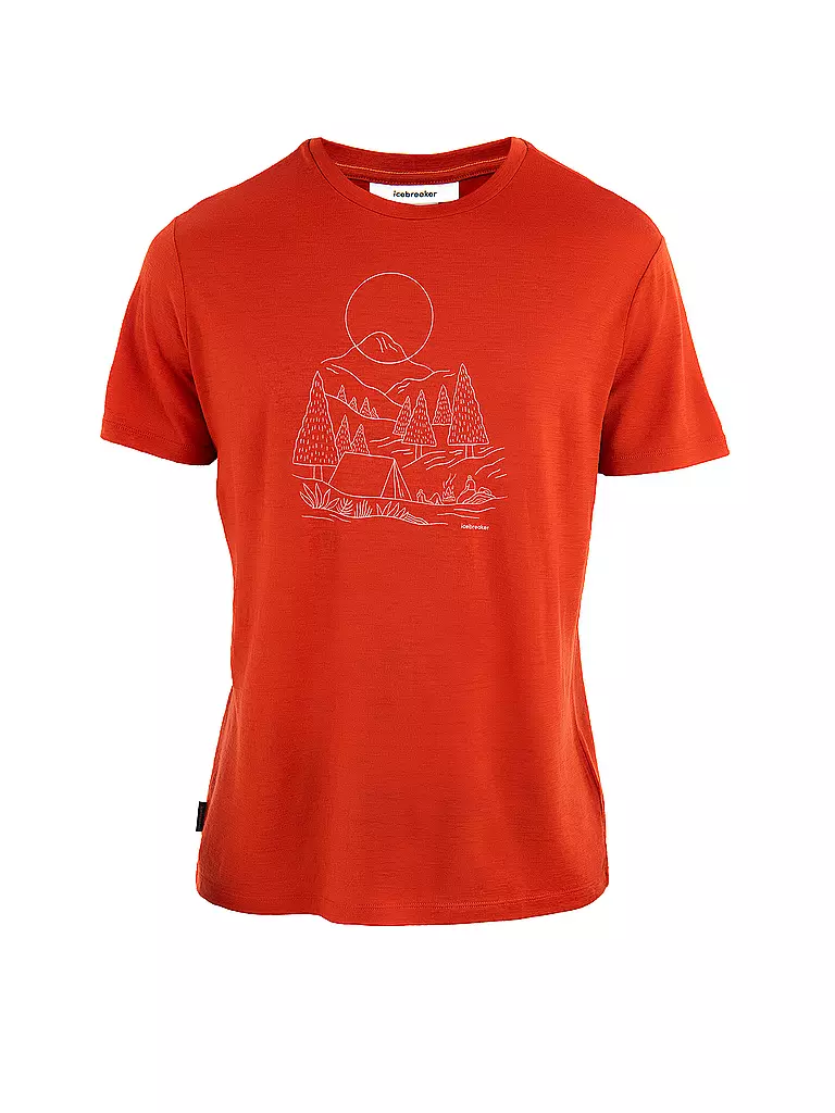 ICEBREAKER | Herren Funktionsshirt Merino 150 Tech Lite III Sunset Tech | Cuivre