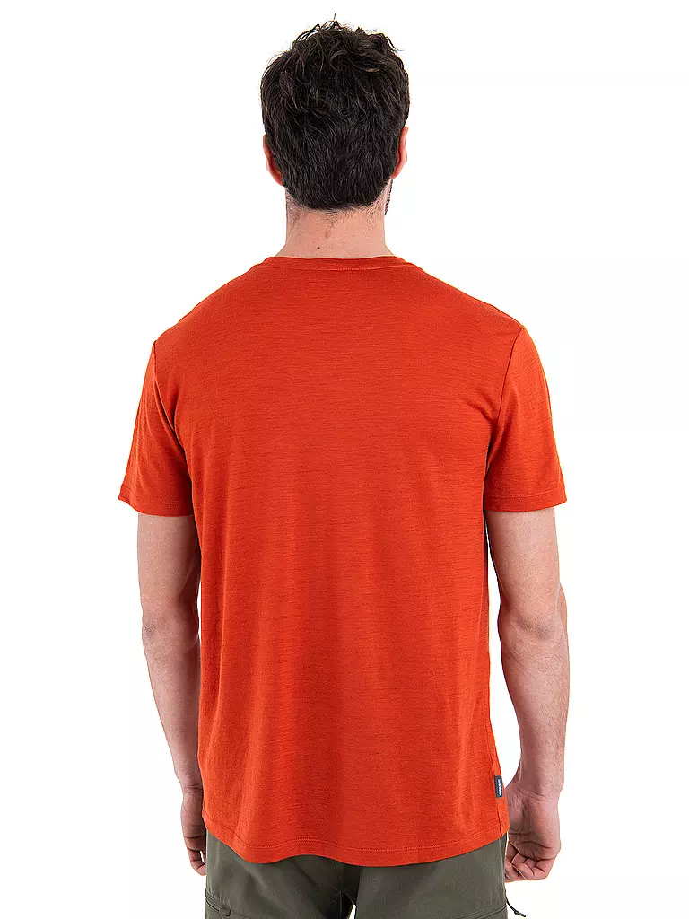 ICEBREAKER | Herren Funktionsshirt Merino 150 Tech Lite III Sunset Tech | Cuivre