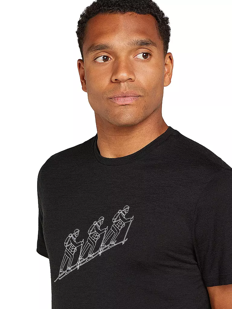 ICEBREAKER | Herren Funktionsshirt Natskitour Cool-Lite | Noir