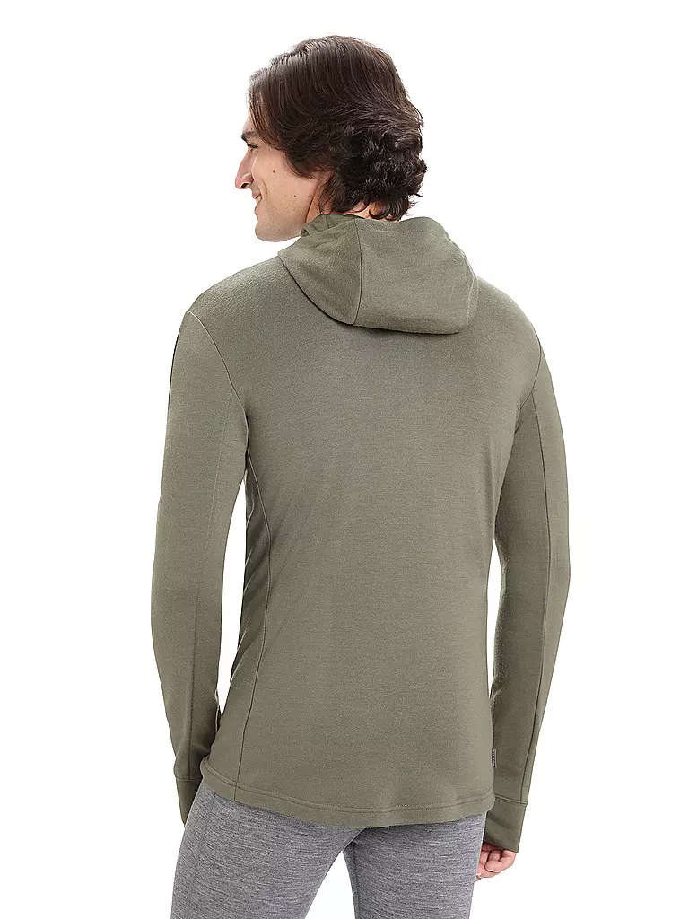 ICEBREAKER | Herren Kapuzenjacke Quantum  | Olive
