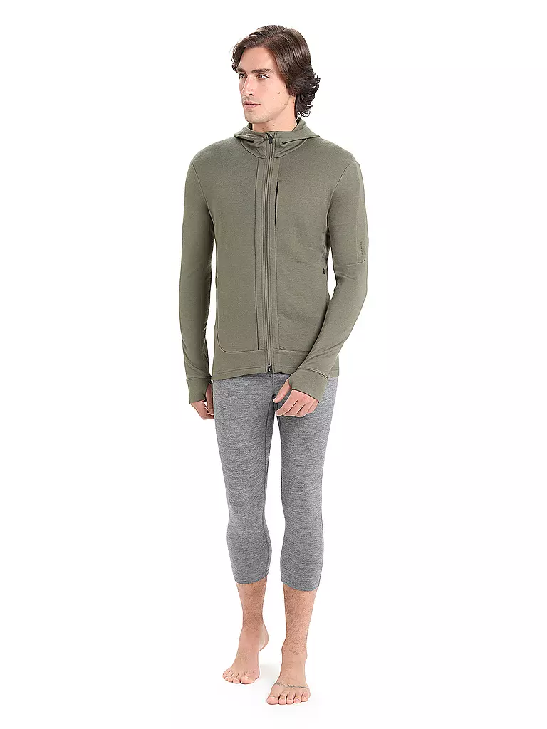 ICEBREAKER | Herren Kapuzenjacke Quantum  | Olive