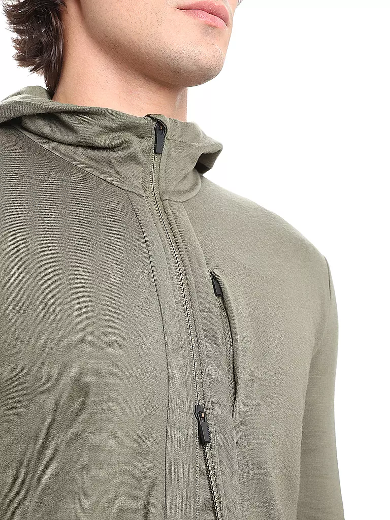 ICEBREAKER | Herren Kapuzenjacke Quantum  | Olive