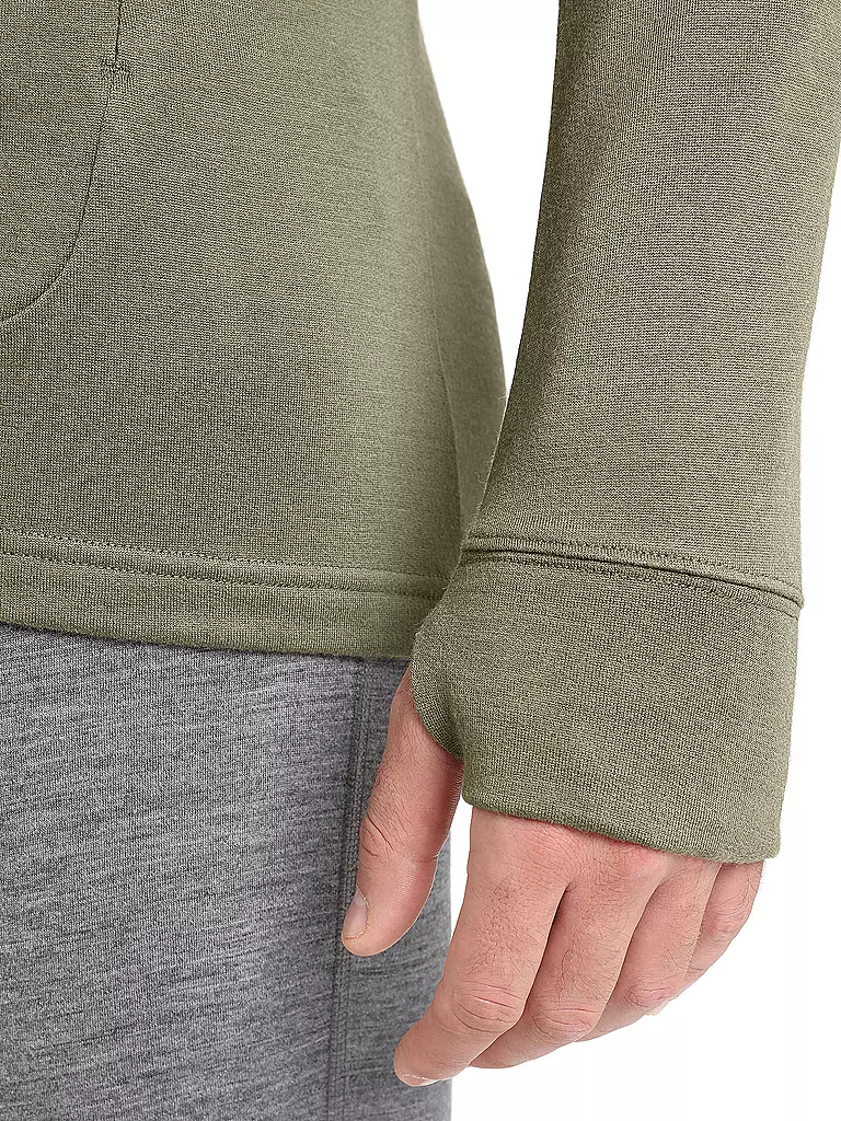 ICEBREAKER | Herren Kapuzenjacke Quantum  | Olive