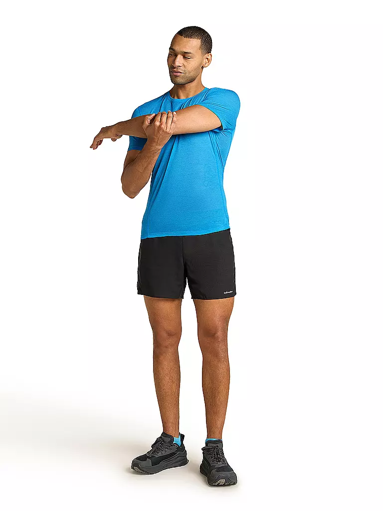 ICEBREAKER | Herren T-Shirt Merino 75 Cool-Lite™ Featherlight™ | Bleu