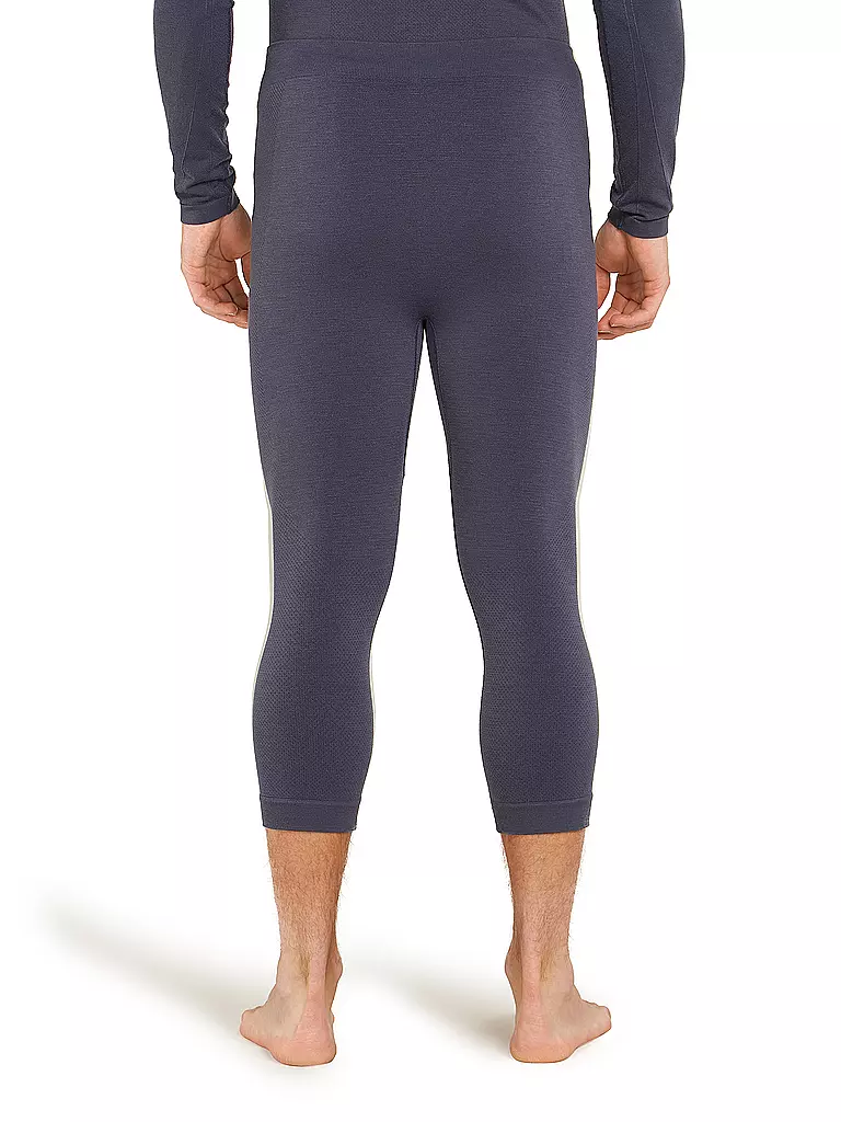 ICEBREAKER | Herren Unterzieh Hose Seamless ZoneKnit 3/4 | Gris