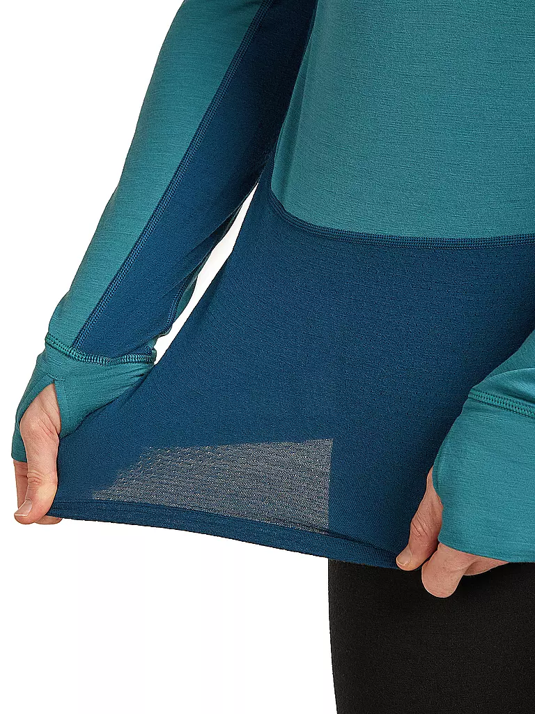 ICEBREAKER | Sous-pull zippé homme 200 Merino ZoneKnit |