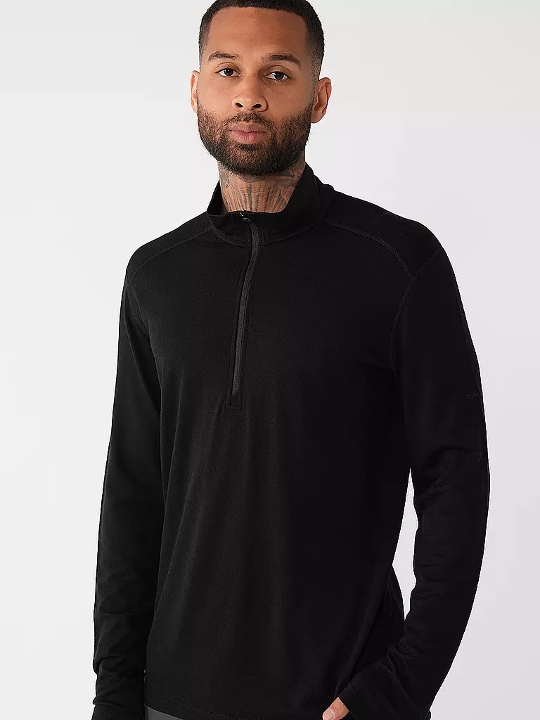 ICEBREAKER | Sous-pull zippé homme Oasis 200 |