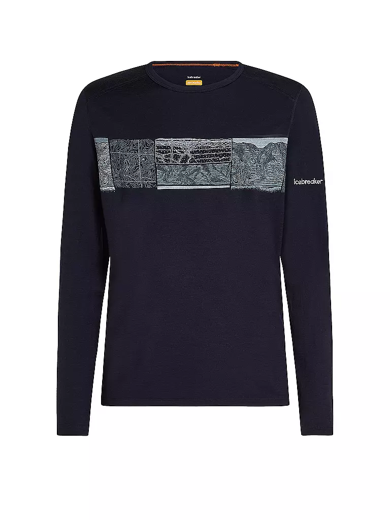 ICEBREAKER | Sous-vêtement thermique homme Elevation 200 Oasis | Bleu foncé