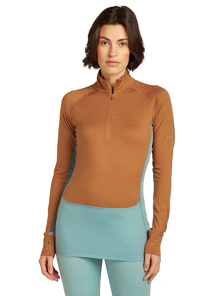 ICEBREAKER | Sous-vêtement zippé 200 ZoneKnit™ Merino pour femme |