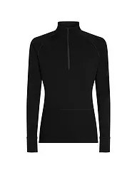 ICEBREAKER | Sous-pull zippé homme 200 Merino ZoneKnit | Noir