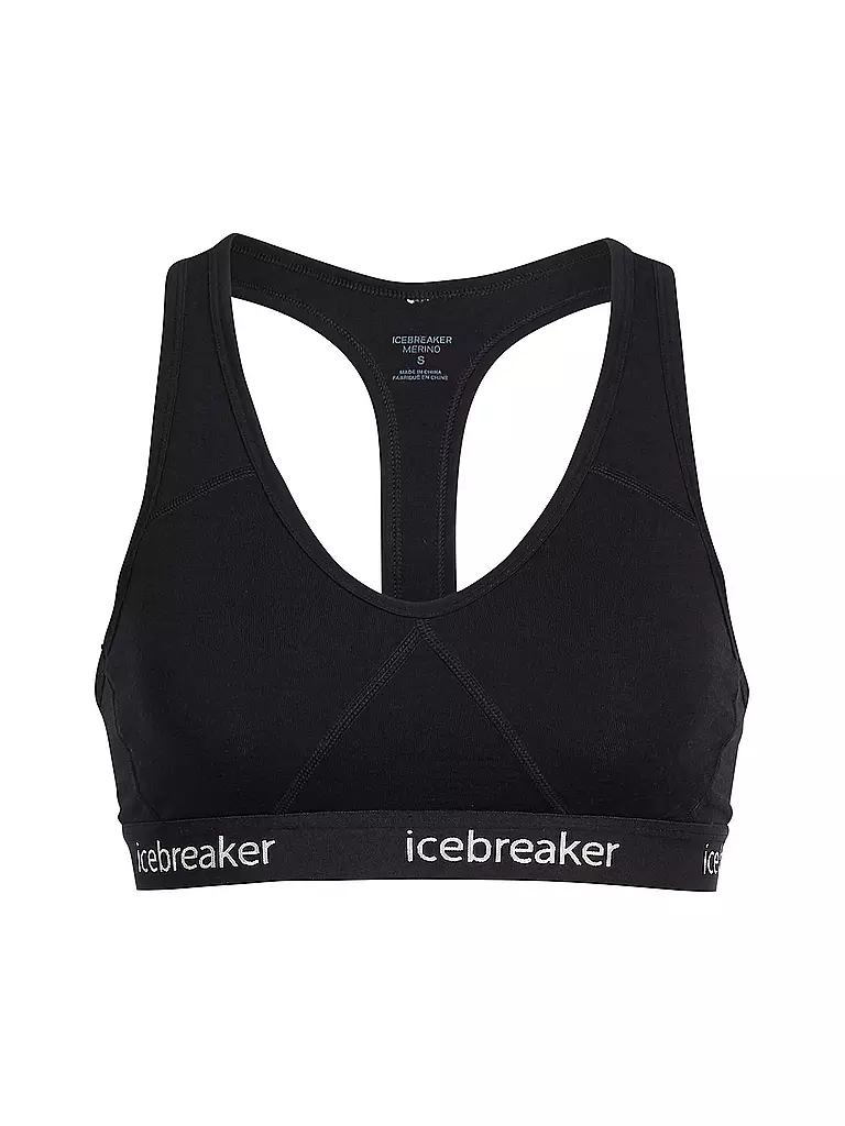 ICEBREAKER | Soutien-gorge de sport pour femme Sprite Racerback | Noir