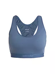 ICEBREAKER | Soutien-gorge de sport Racerback Merino 125 Low Support pour femme | Bleu