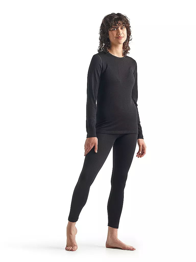 ICEBREAKER | T-shirt de corps à manches longues 260 Tech pour femme | Noir
