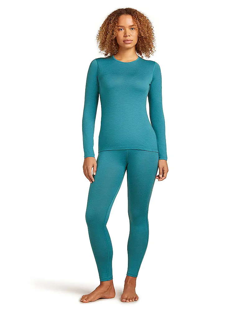 ICEBREAKER | T-shirt de corps Femme Merino 200 Oasis LS | Pétrole