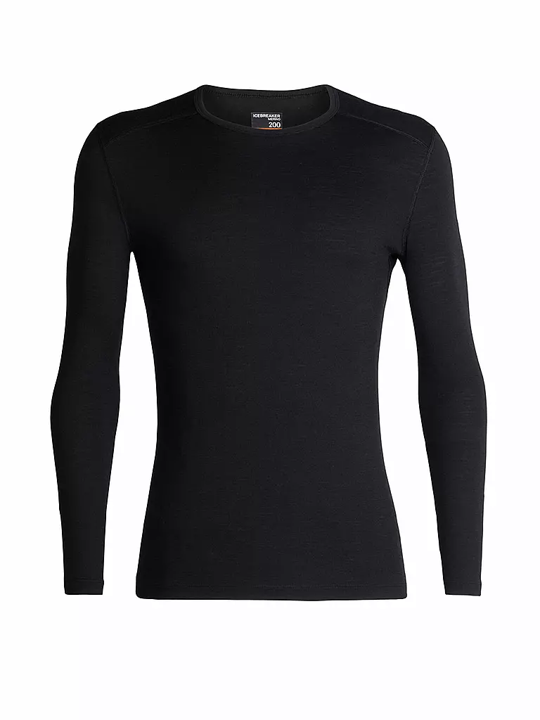 ICEBREAKER | T-shirt de corps homme Merino 200 Oasis LS | Noir