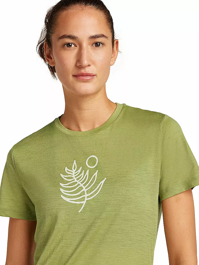 ICEBREAKER | T-shirt de sport Femme 150 Tech Lite Fresh Fern |