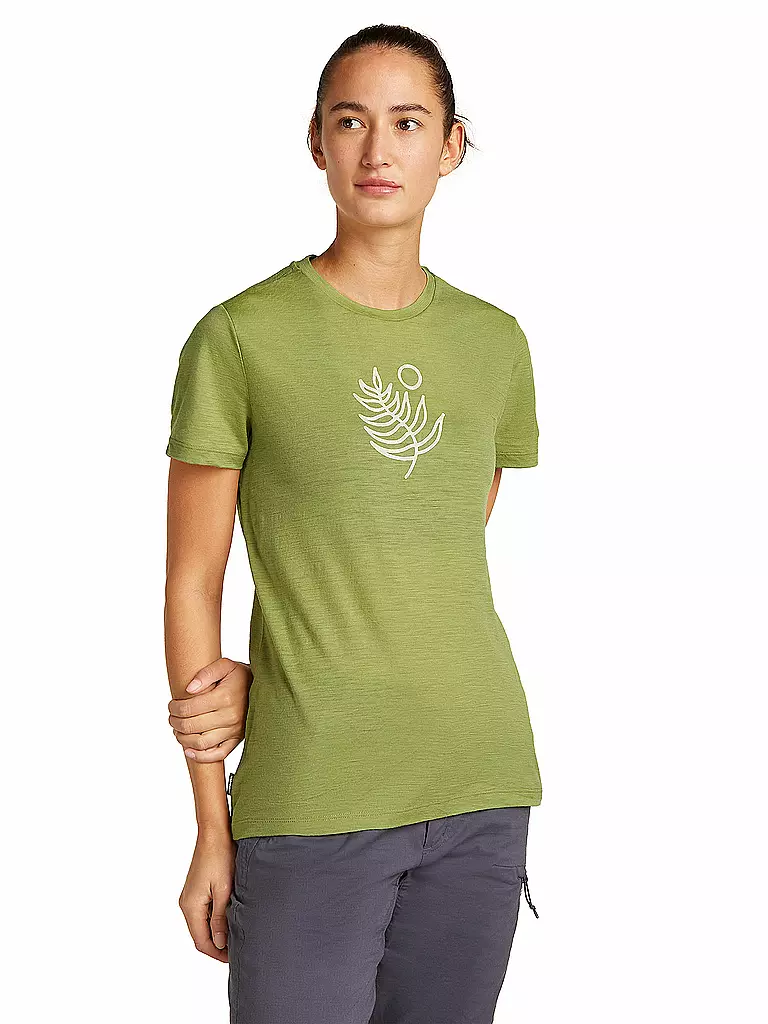 ICEBREAKER | T-shirt de sport Femme 150 Tech Lite Fresh Fern |