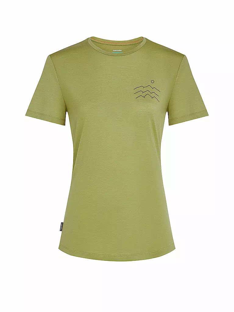ICEBREAKER | T-shirt de sport femme Across 125 Cool | Olive