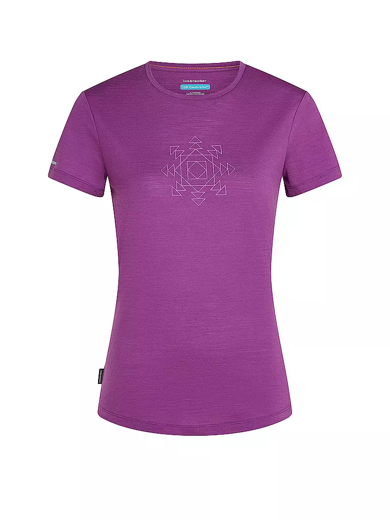 ICEBREAKER | T-shirt de sport femme Fusion 125 Cool | Lilas
