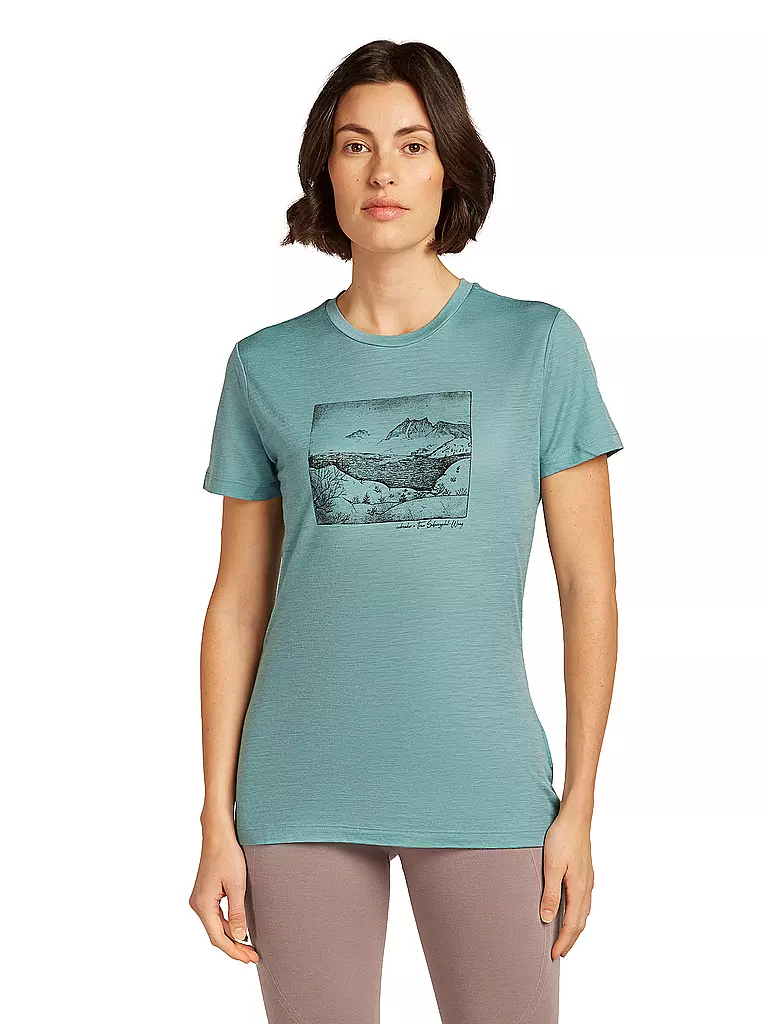 ICEBREAKER | T-shirt de sport femme Lake View 150 Tech-Lite |
